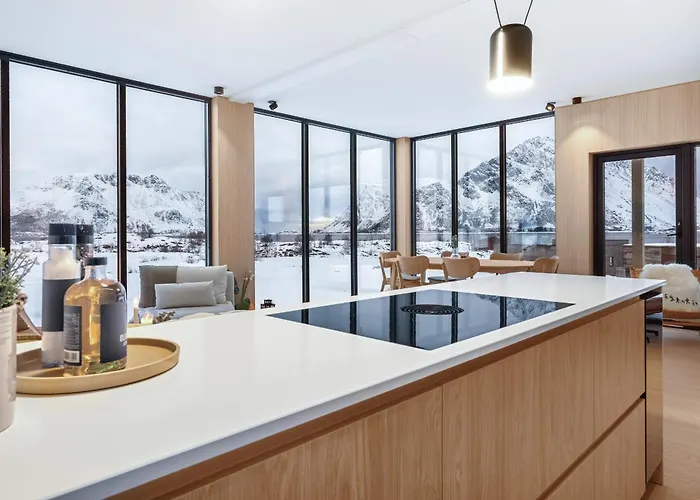 Stunning Lofoten With Views And Jacuzzi Сasa de vacaciones *